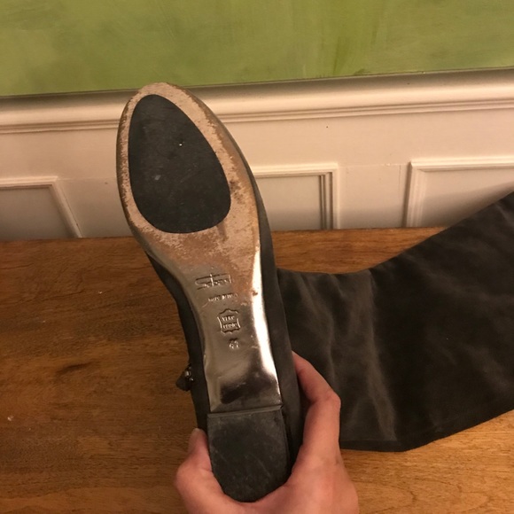 Sebastian Milano Over the Knee Suede Boots - Picture 9 of 14